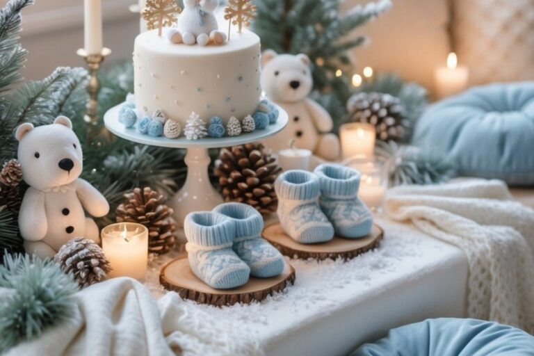 Magical Winter-Themed Baby Shower