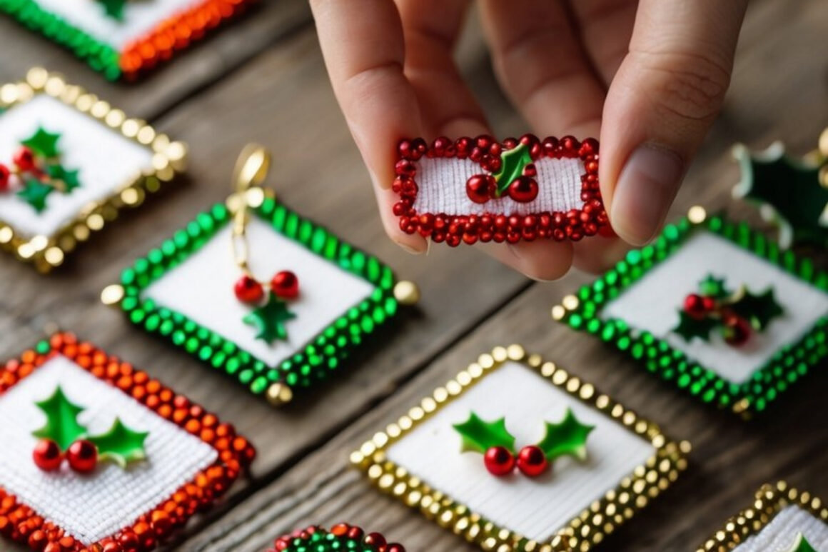 Mini Beaded Gift Tags with Personalized Letter Beads