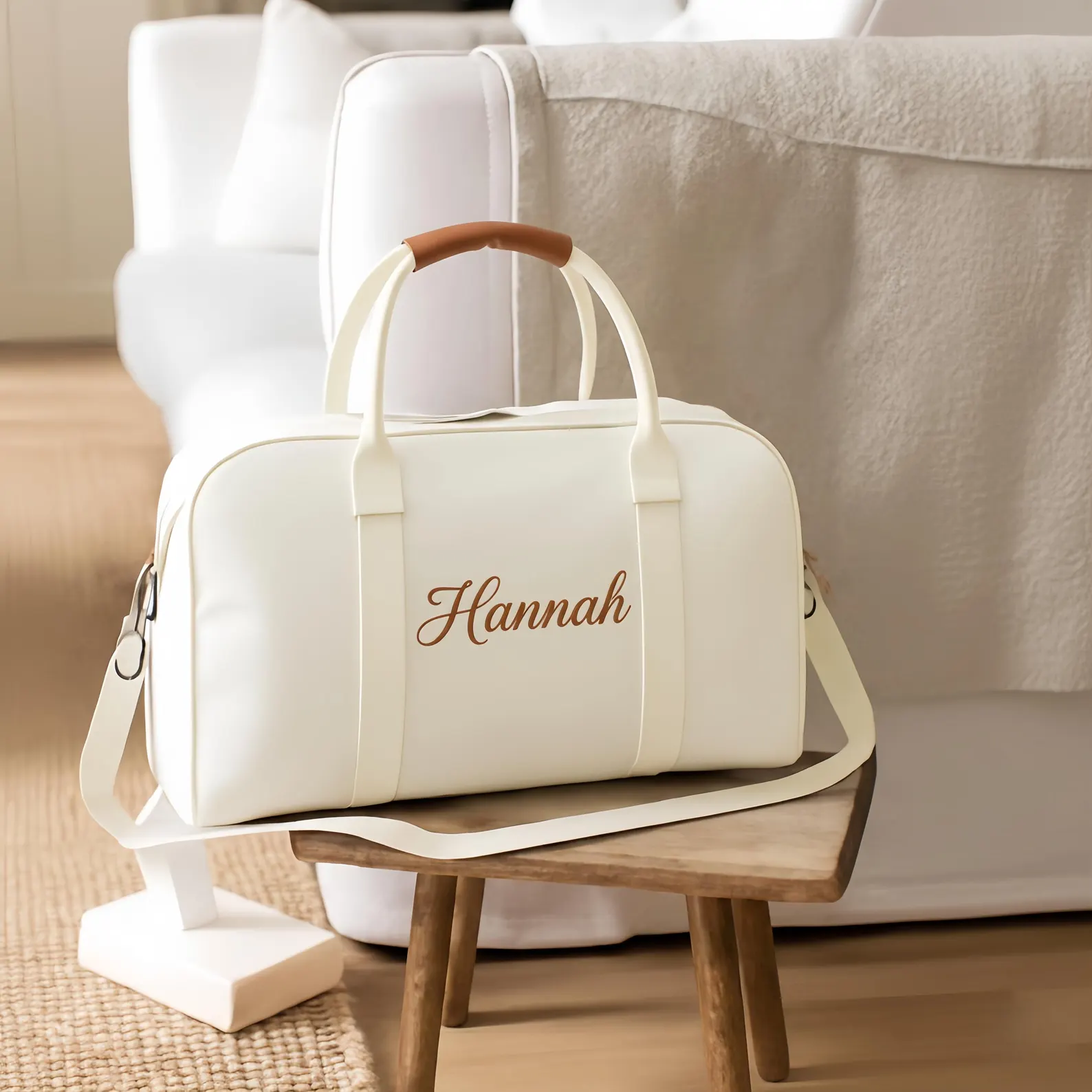 Monogrammed Weekender Bag for the Honeymoon