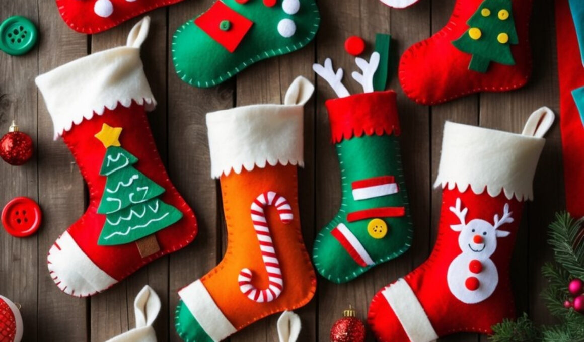 No-Sew Felt Christmas Stocking