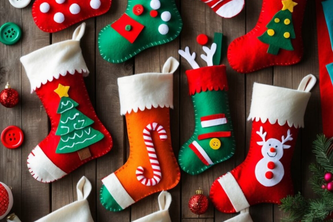 No-Sew Felt Christmas Stocking