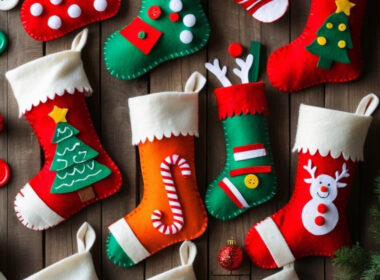 No-Sew Felt Christmas Stocking