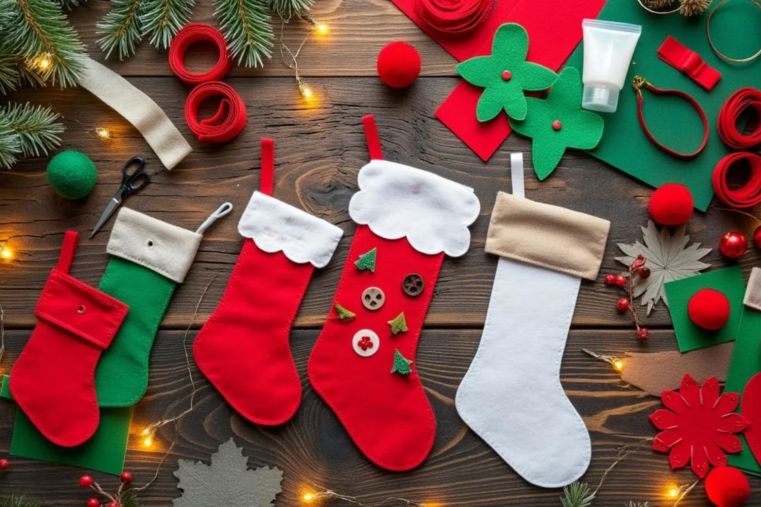 No-Sew Felt Christmas Stocking