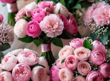 Pink Wedding Bouquet Ideas