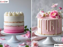 Pink and White Cake Ideas