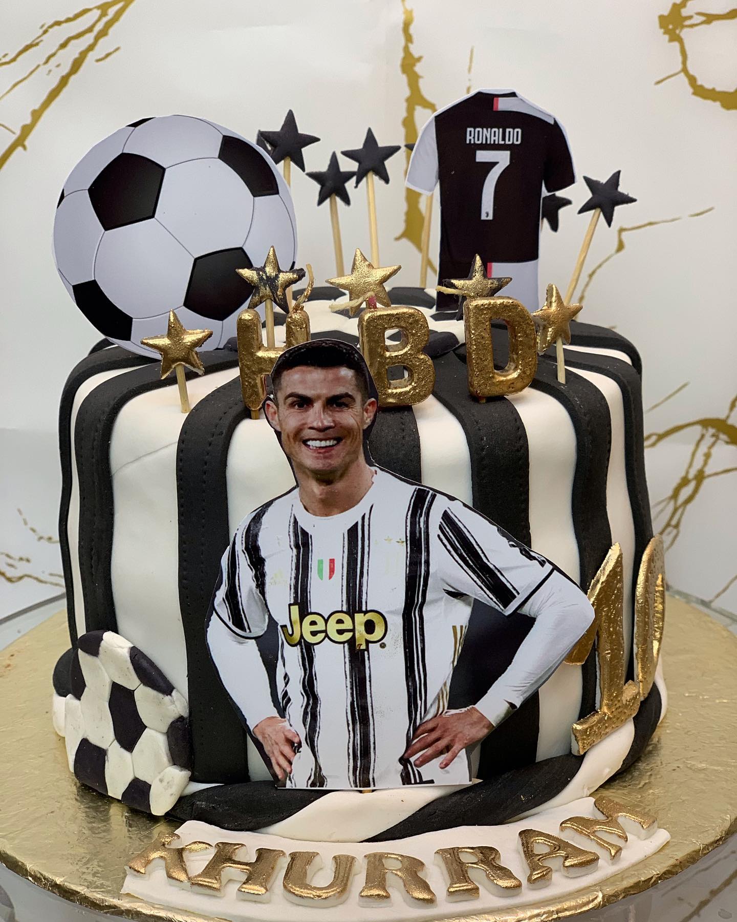 Ronaldo Face Cake