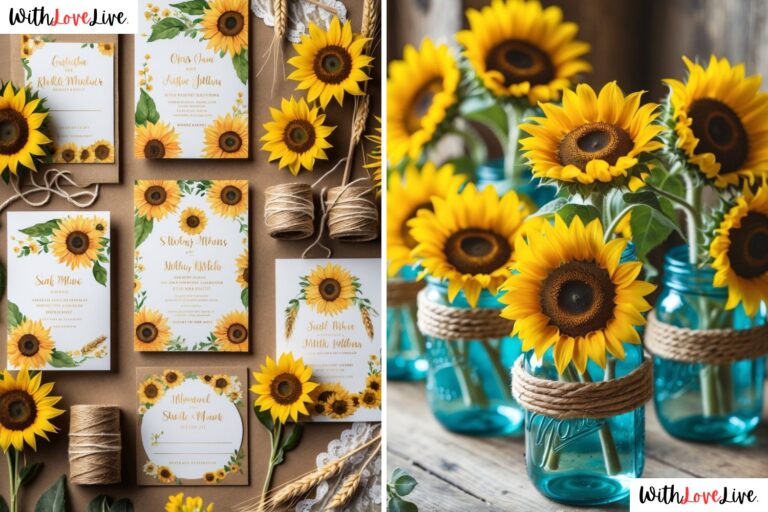 Rustic Sunflower Wedding Decor Ideas