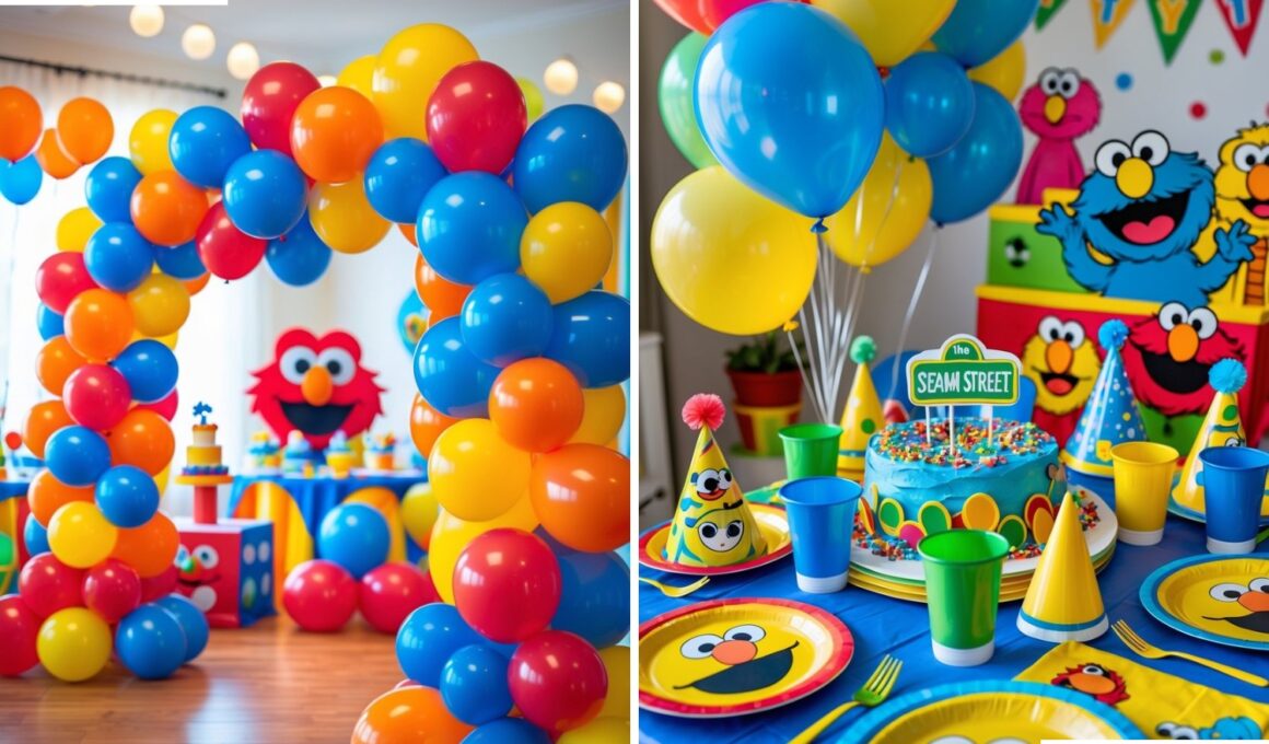 Sesame Street Birthday Party Ideas