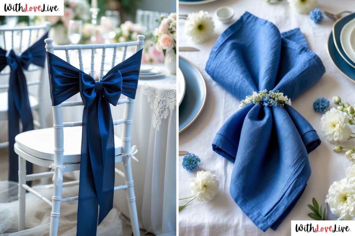 Something Blue Bridal Shower Decor