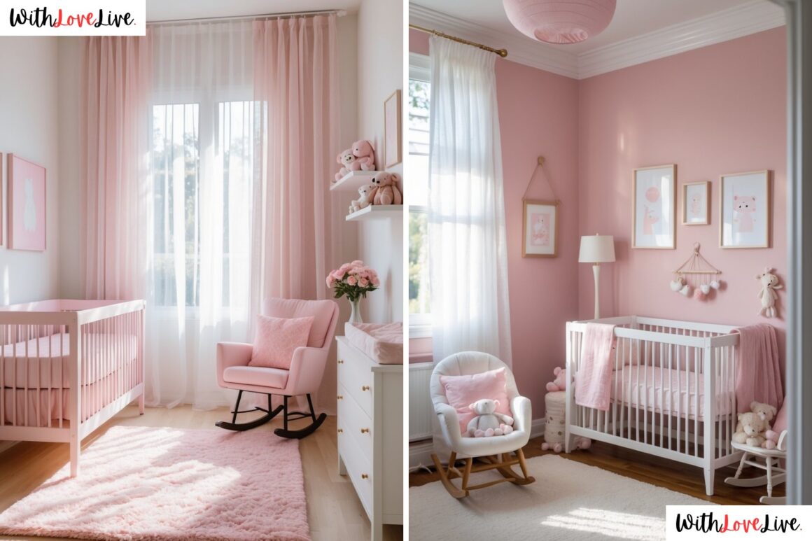 Sweet Pink Baby Nursery Decor Ideas