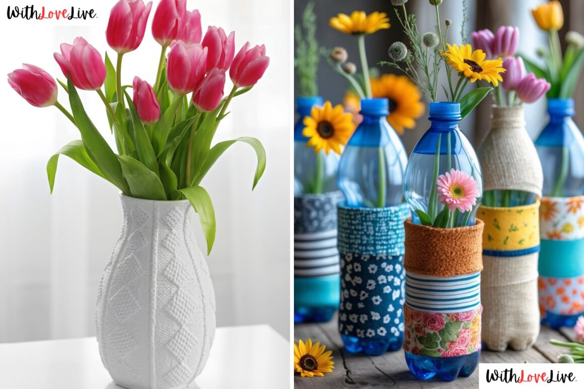 Upcycled Flower Vase Ideas