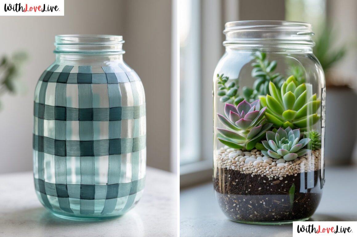 Upcycled Glass Jar Ideas