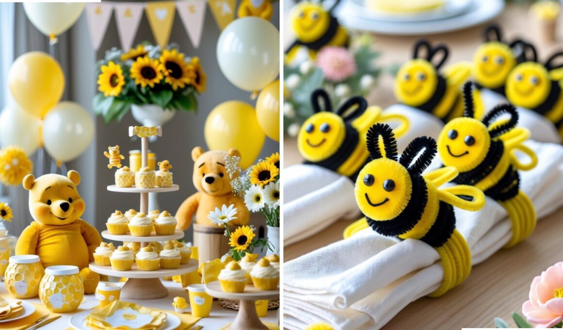 Winnie the Pooh Baby Shower Decor