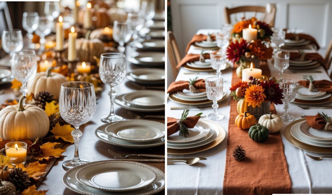 friendsgiving table settings