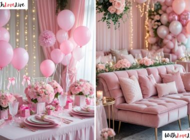 pink bridal shower
