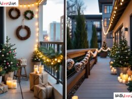 Apartment Patio Christmas Decor