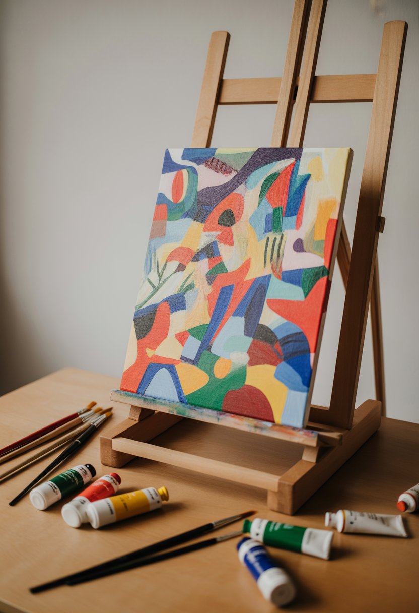 Candy-Colored Abstract Shapes
