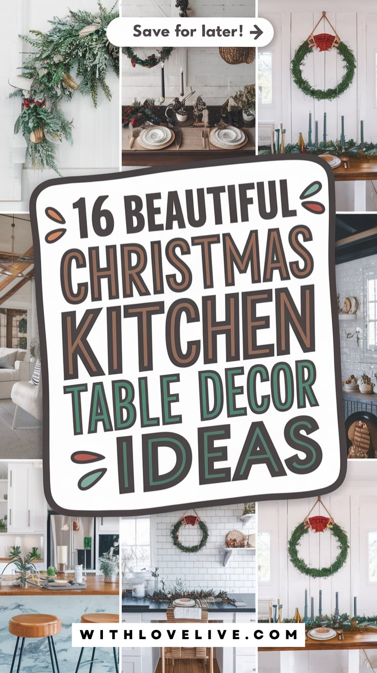 Christmas Kitchen Table Decor Ideas