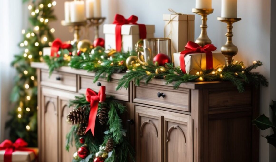 Christmas Sideboard Decor