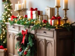 Christmas Sideboard Decor