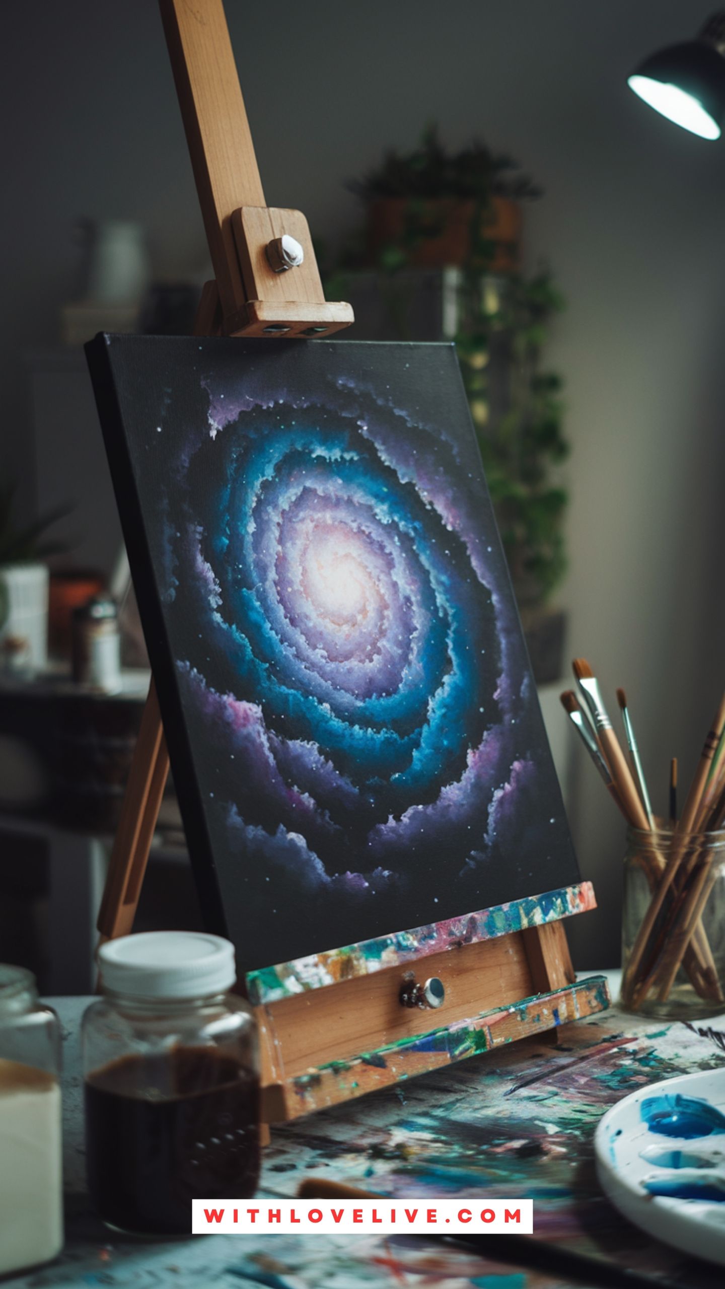 Coffee Galaxy Scene