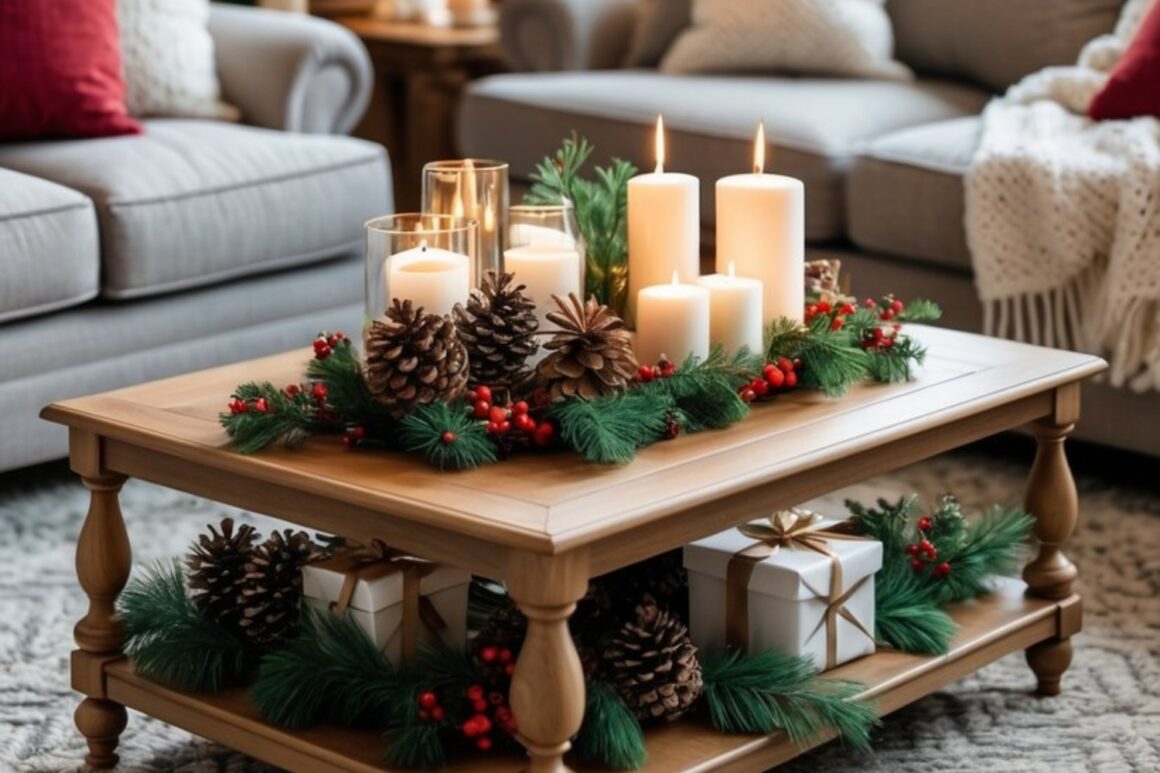 Coffee Table Christmas Decor