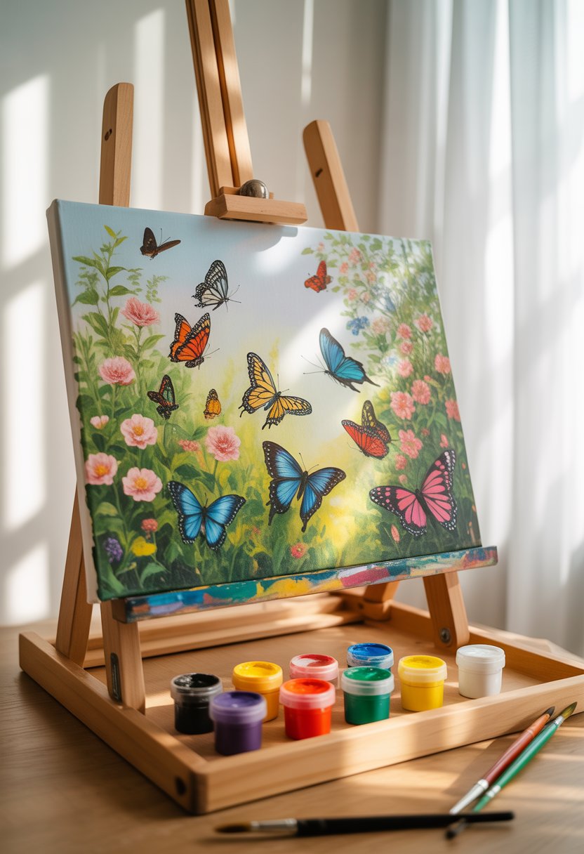 Colorful Butterfly Garden