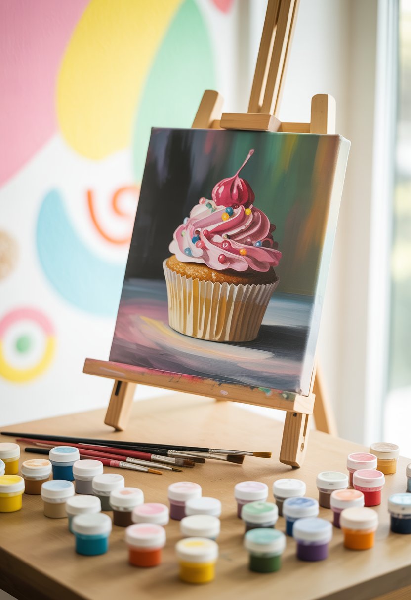 Cupcake Party Painting