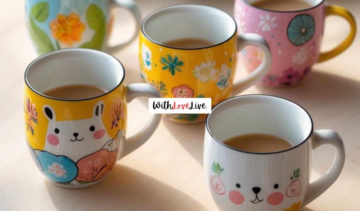 Cute Ceramic Mug Paintin