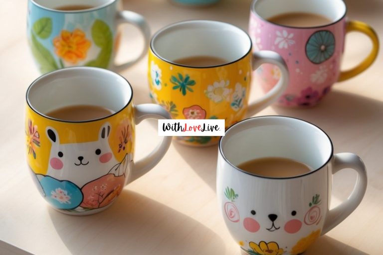 Cute Ceramic Mug Paintin