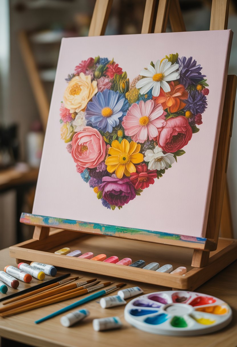 Cute Floral Heart