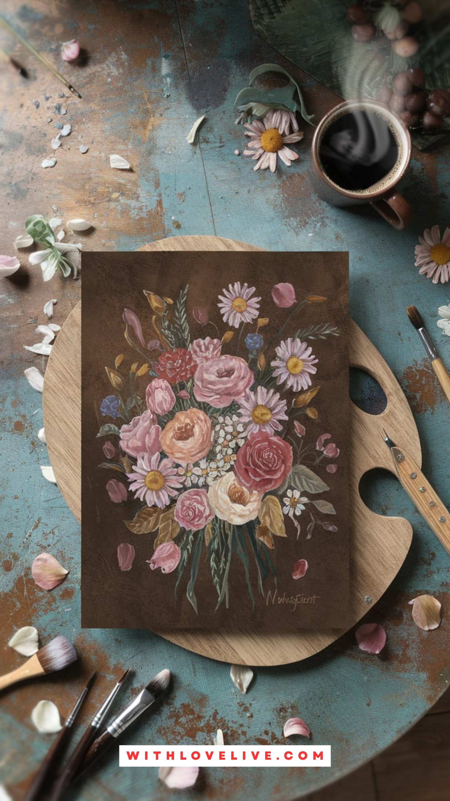 Floral Coffee Bouquet