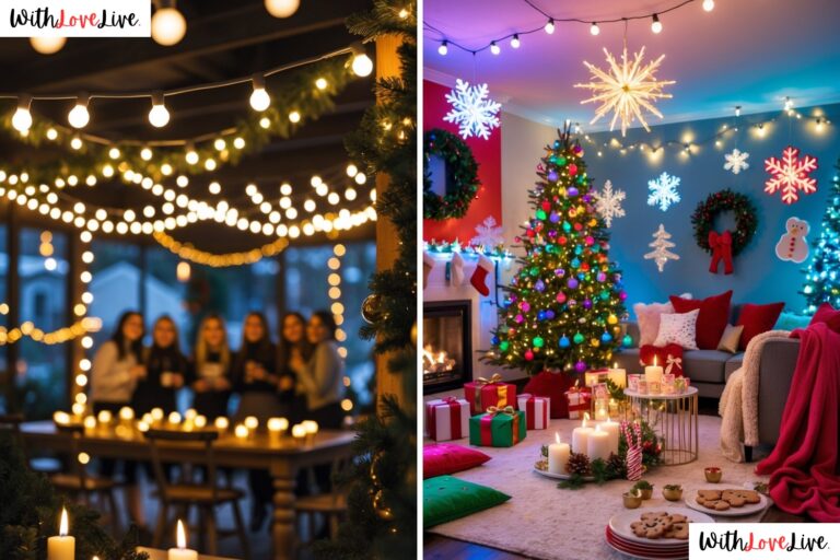 Girls Night Christmas Party Decor
