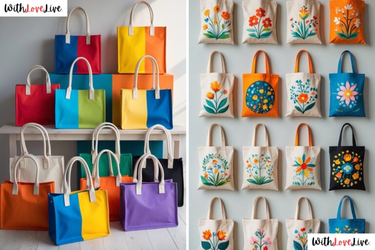 Lovely Canvas Bag Painting