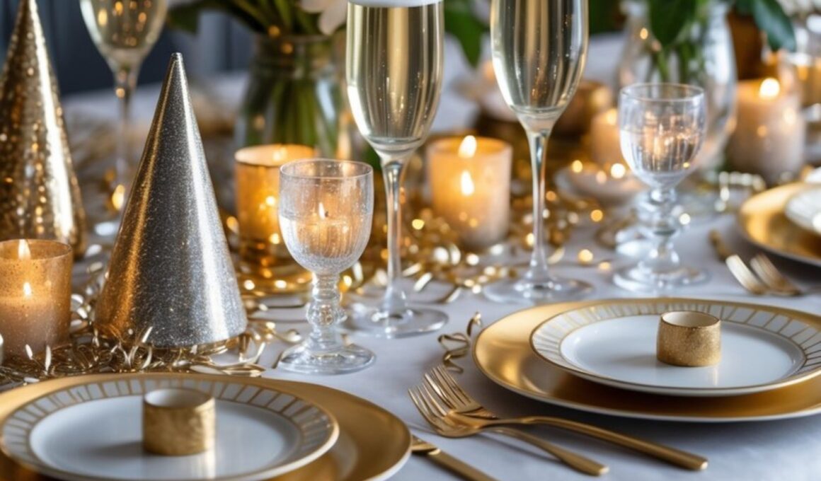 New Year’s Eve Table Decor Party Ideas