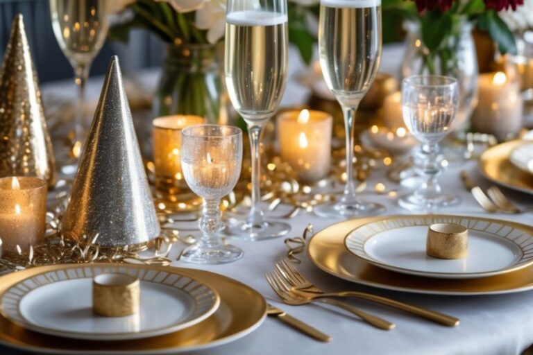 New Year’s Eve Table Decor Party Ideas