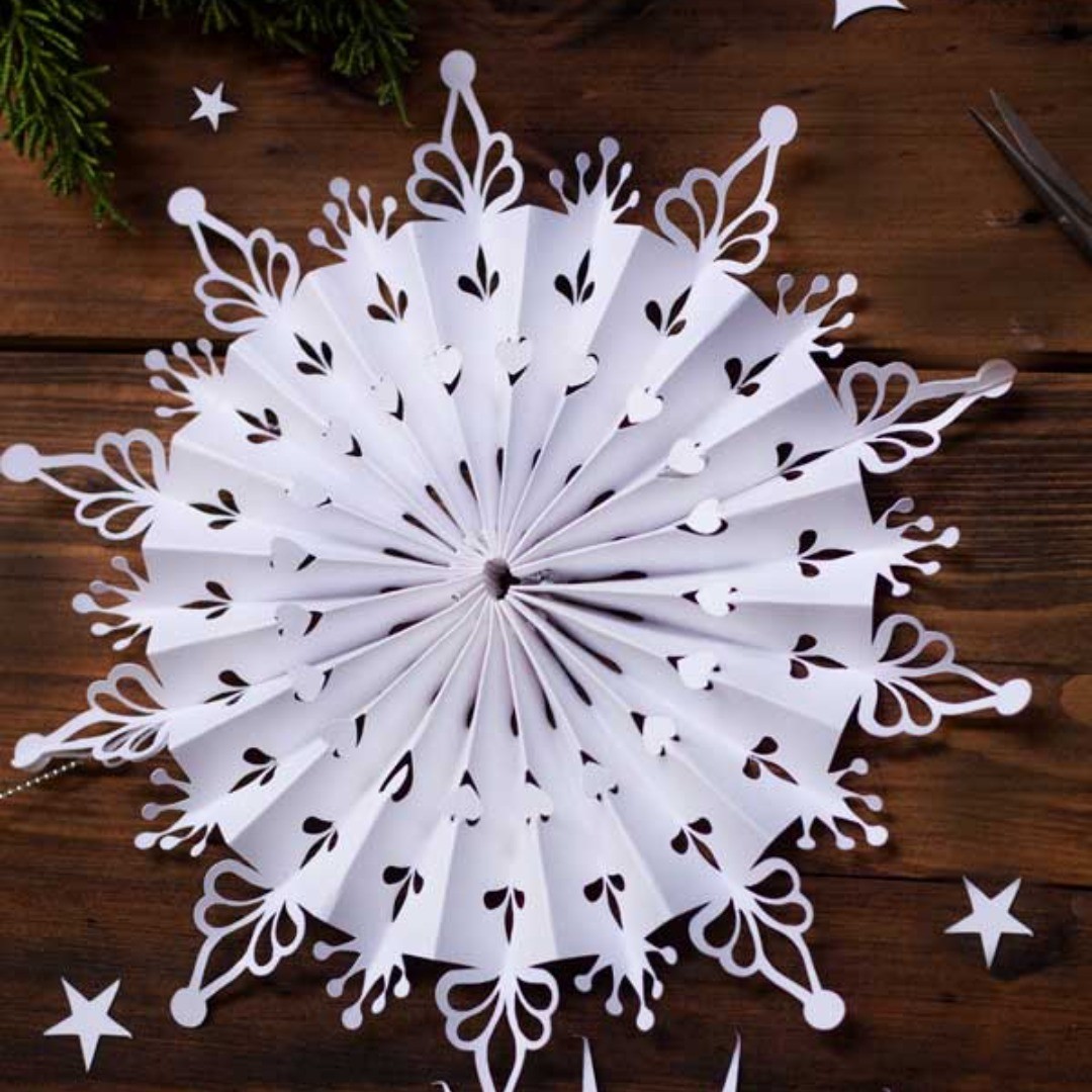 Paper Snowflake Cutting