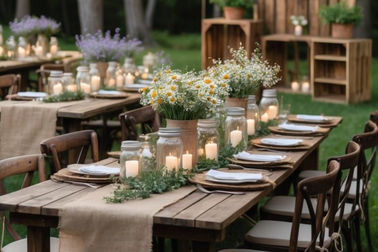 Rustic Wedding Decor Ideas on a Budget