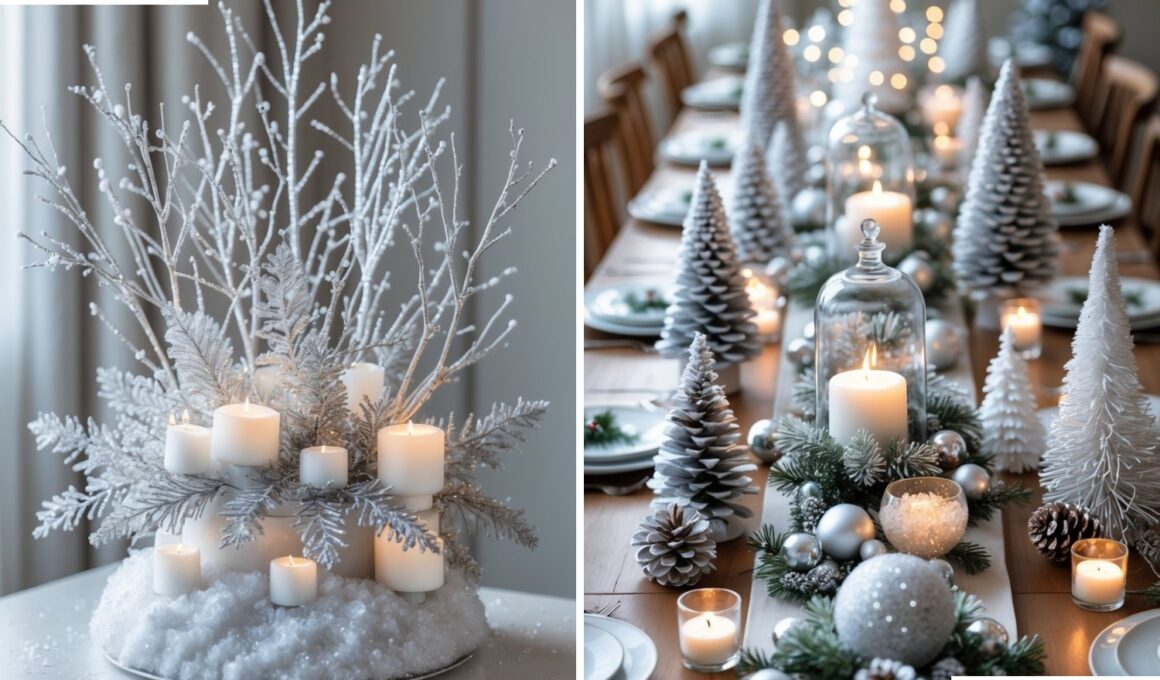 Winter Wonderland Centerpieces