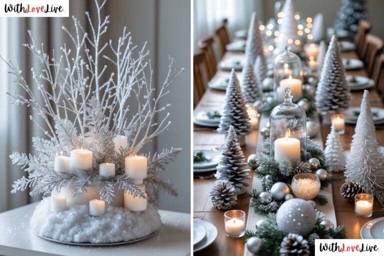 Winter Wonderland Centerpieces