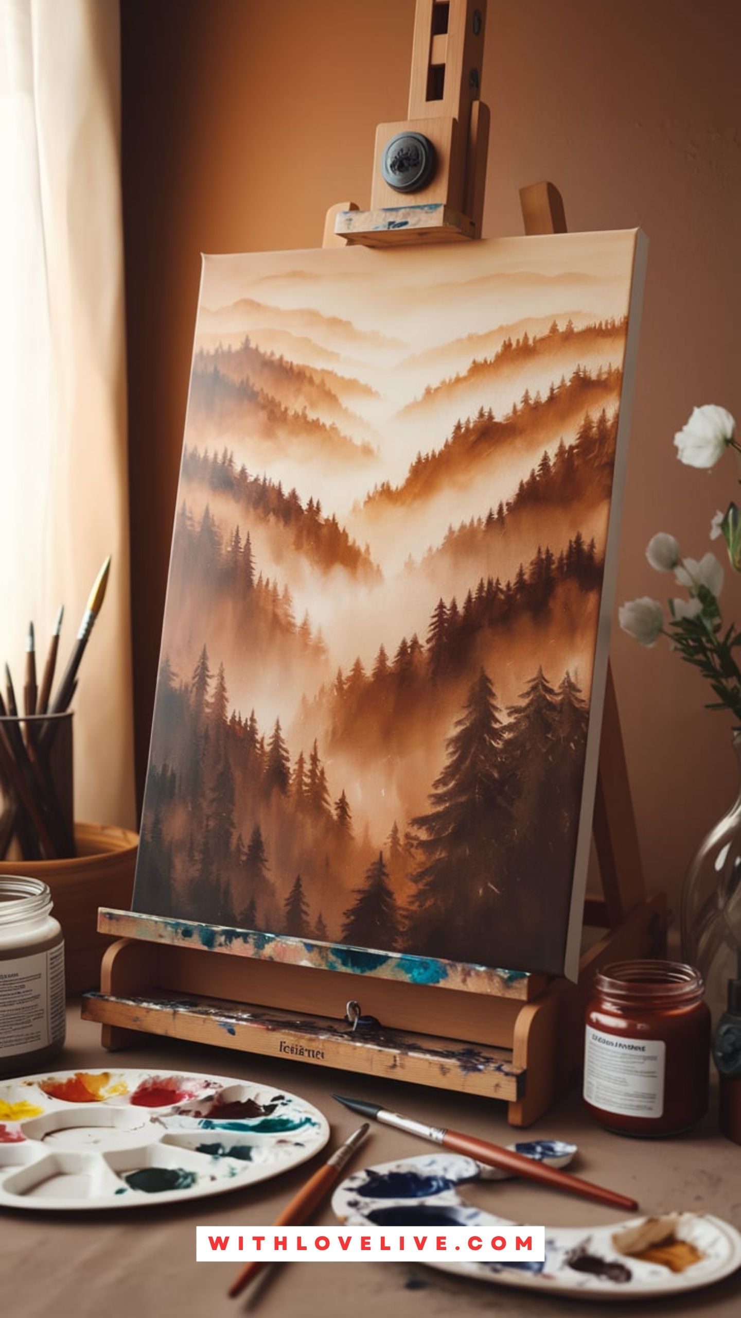 coffee mountain landscape