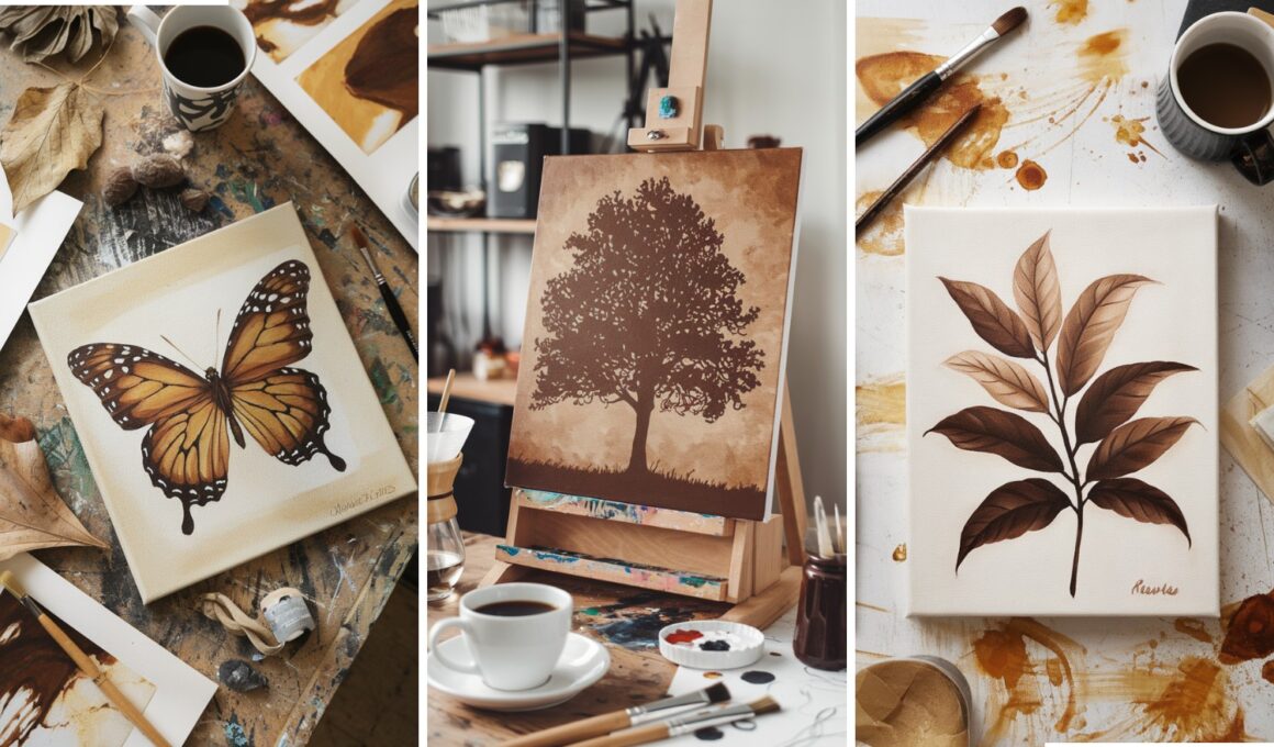 coffee painting ideas
