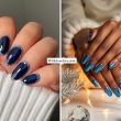 Blue Winter Nails Designs