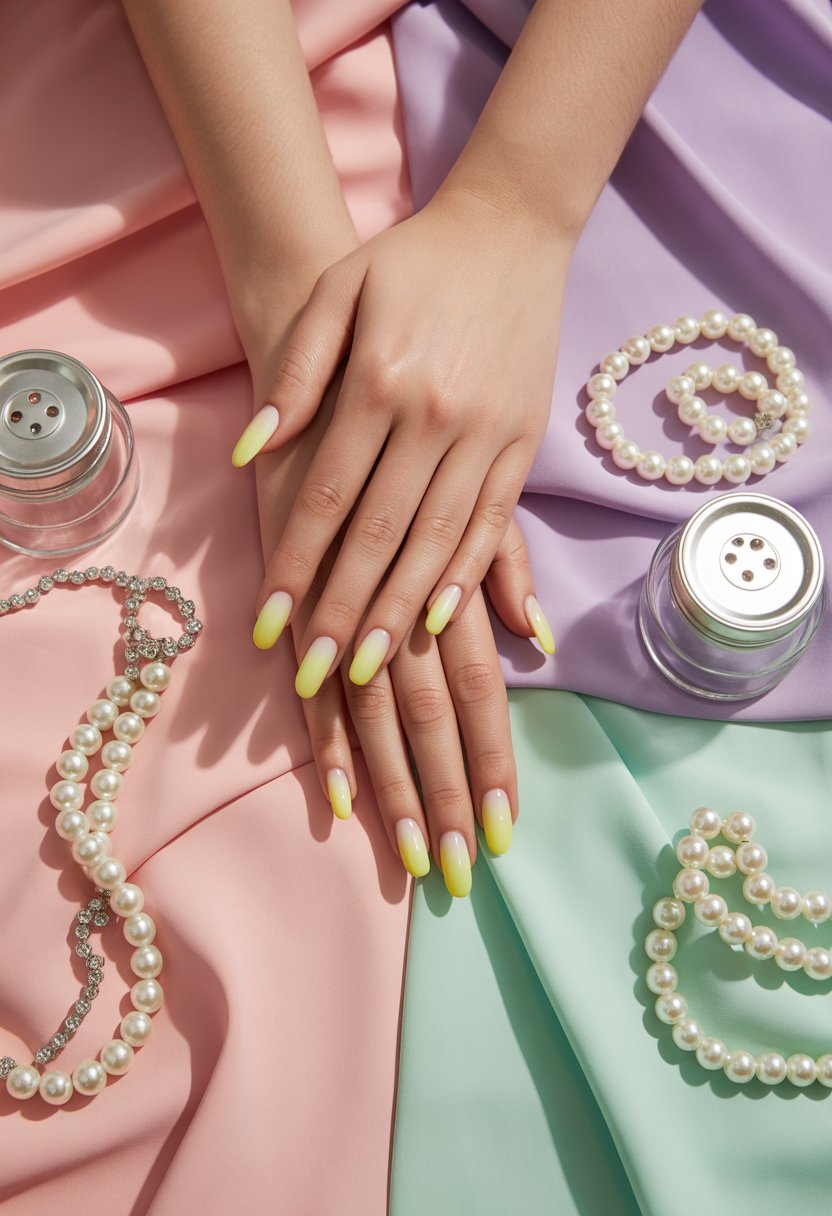 Butter Pastel Ombre Tips