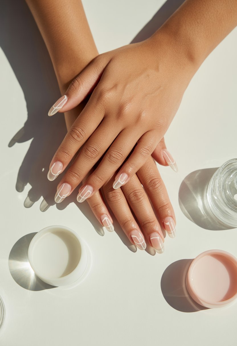 Graphic Line Art Stilettos