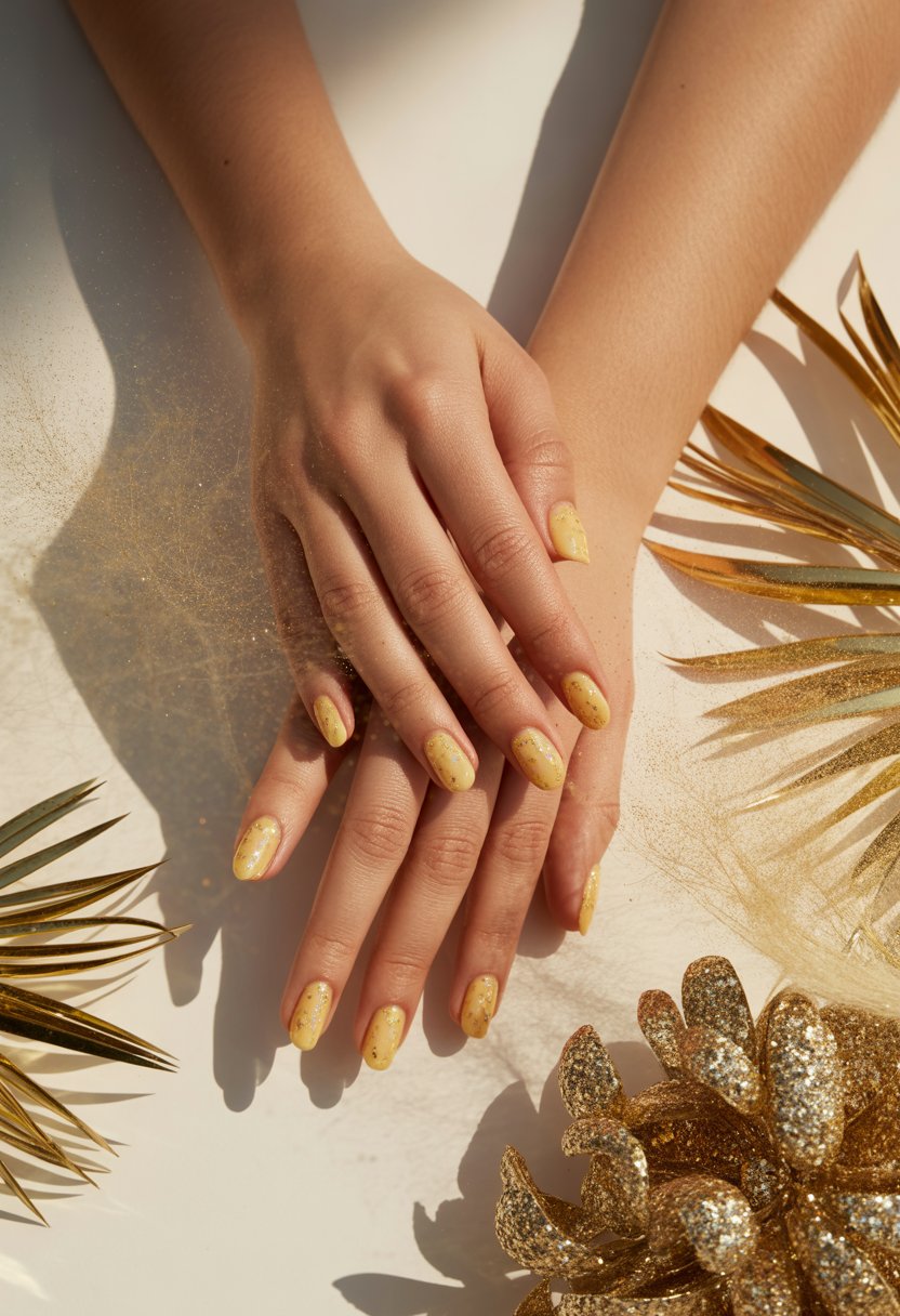 Light Honey Glitter Wash