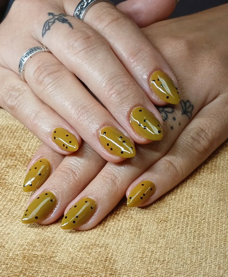 Retro Green Polka Dot Stilettos