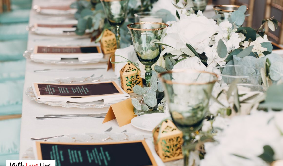 Simple Wedding Table Decor