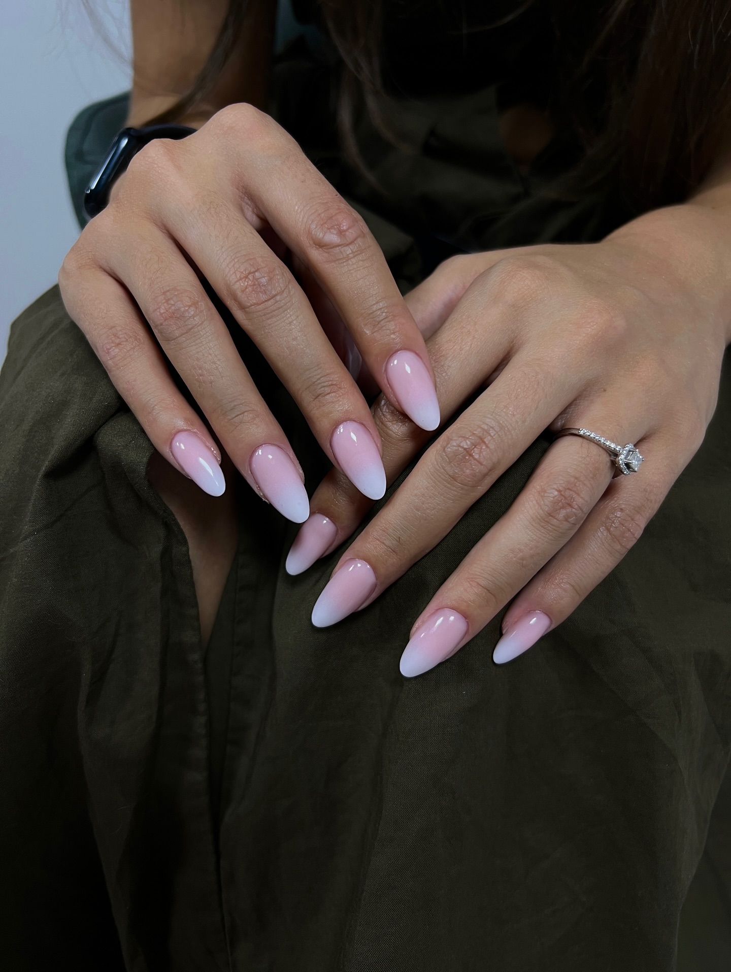 Soft Baby Pink Base Nails