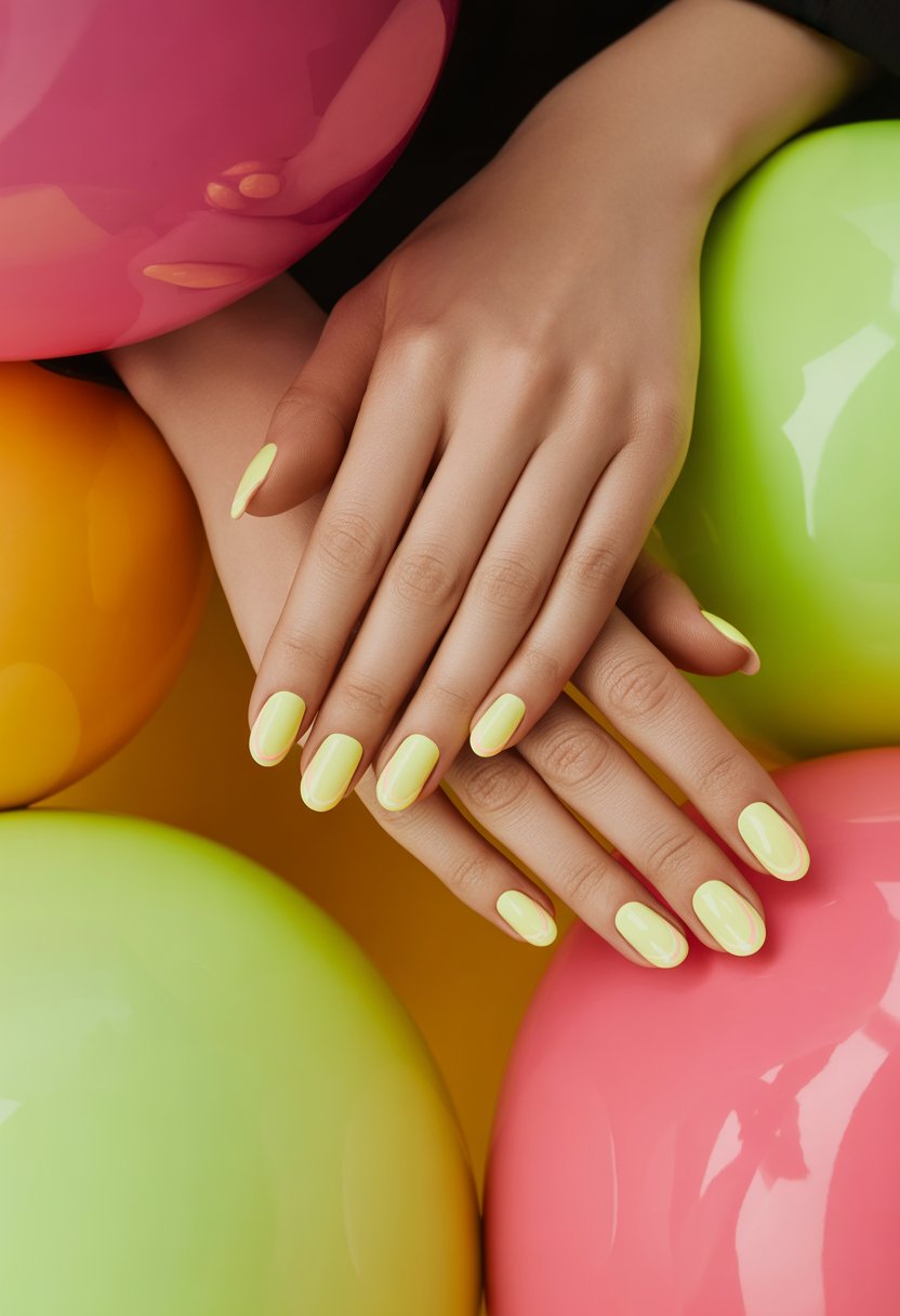 Soft Neon Pastel Mix